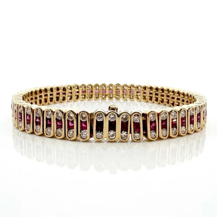Ruby and Diamond Bracelet