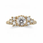Antique Diamond Encrusted Engagement Ring