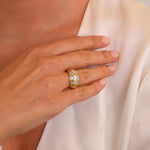 Diamond Dome Statement Ring