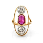 Burma Ruby and Diamond Statement Ring
