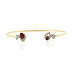 Ruby and Diamond Bangle