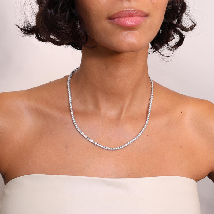 12.00tcw Tribeca Tennis Necklace