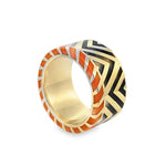 Memphis Chevron Wide Band