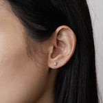 Diamond Baguette Stud Earrings