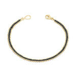 4.10tcw Black Diamond Textile Row Bracelet