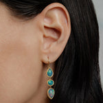 Opal Trio Drop Earrings