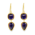 Tanzanite Double Drop Earrings