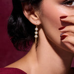 Textile Trio Drop Earrings