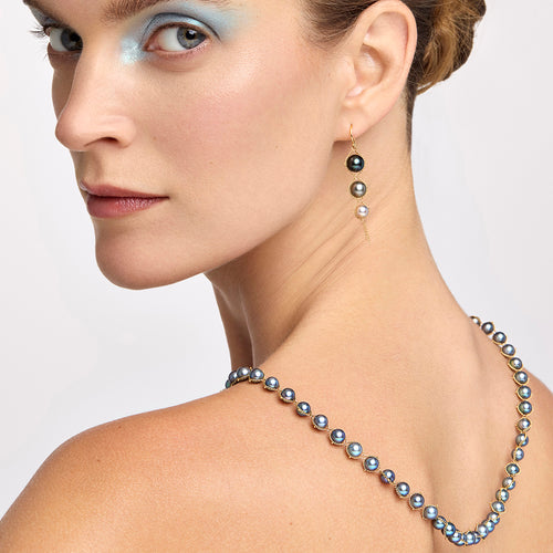 Pearl Textile Necklace Image 2