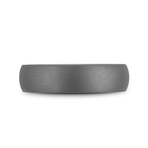 6mm Frosted Rose Gold & Tantalum Wedding Band