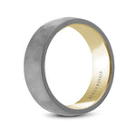7mm Hammered Tantalum Wedding Band