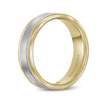 5mm Two-Tone Coin Edge Wedding Band