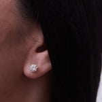 1.50tcw Trinity Diamond Stud Earrings