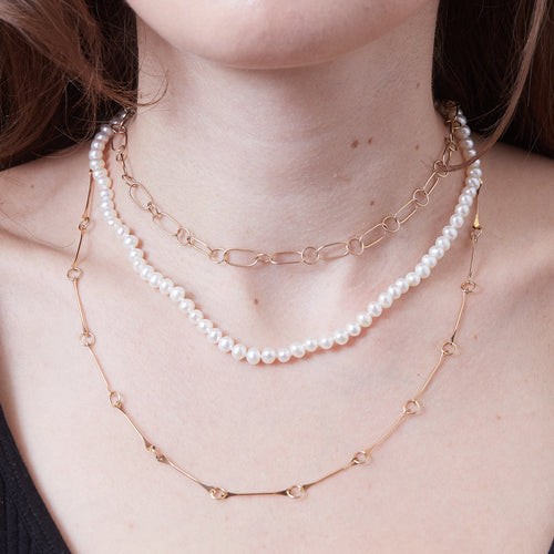 Audrey Freshwater Pearl Strand Necklace Image 2