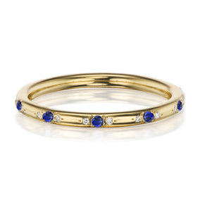 Carlisle Sapphire Wedding Band