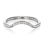 Cedar Diamond Wedding Band