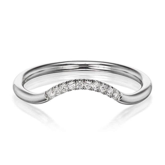 Cedar Diamond Wedding Band