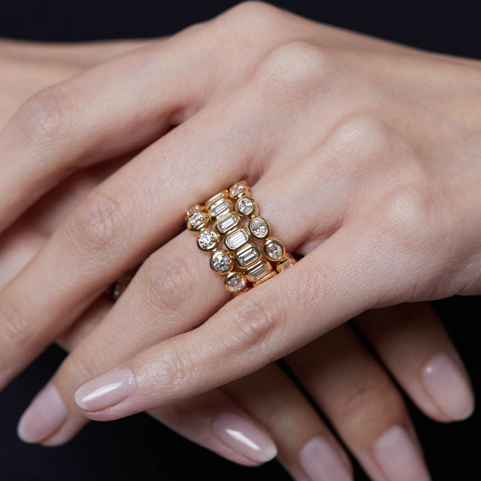 1.51tcw Grove Full Diamond Eternity Wedding Band
