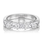 1.54tcw Norfolk Half Diamond Eternity Wedding Band