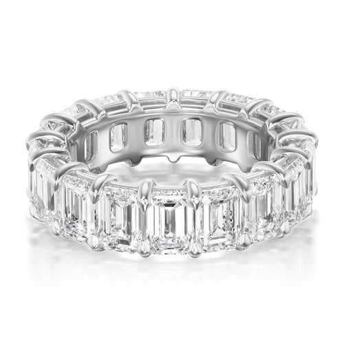 9.01tcw Battery Full Diamond Eternity band