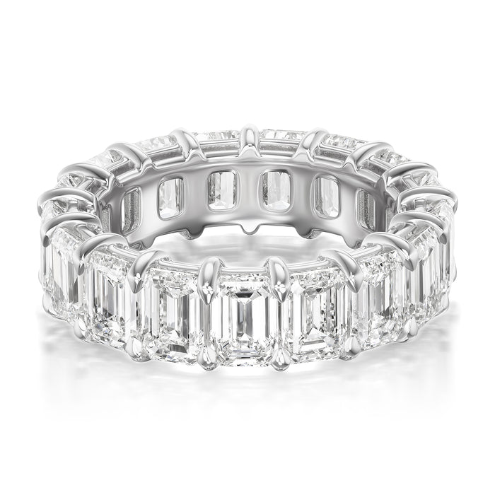 9.01tcw Battery Full Diamond Eternity band