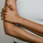 Trio Diamond Bezel Cuff