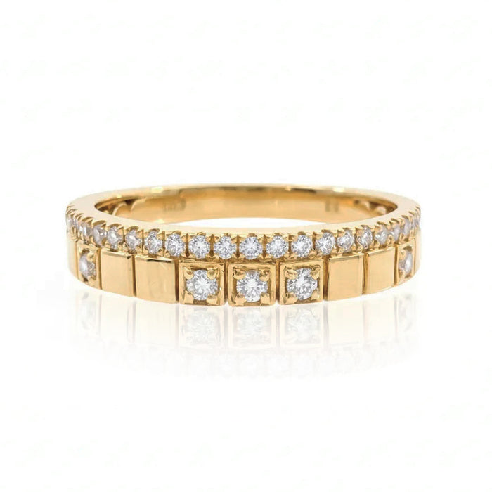 Diamond Panel Ring