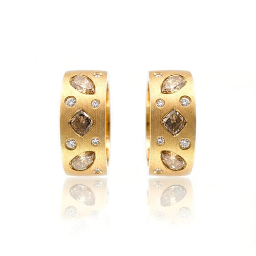 Desert Diamond Hoop Earrings