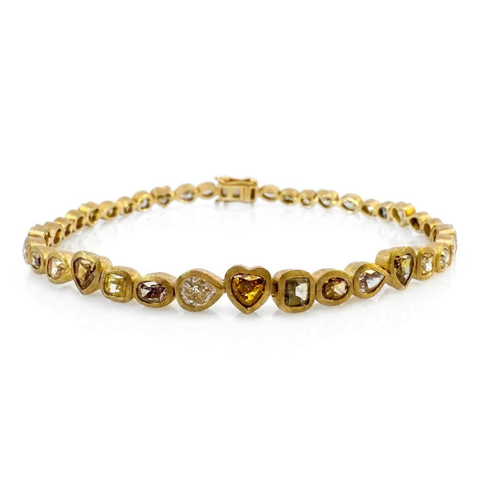 Fancy Diamond Bracelet