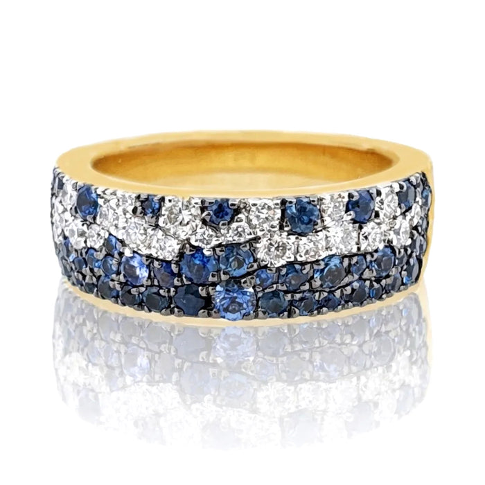 Sapphire & Diamonds Cigar Band