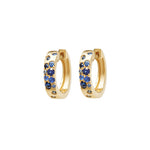 Sapphire Huggie Earrings