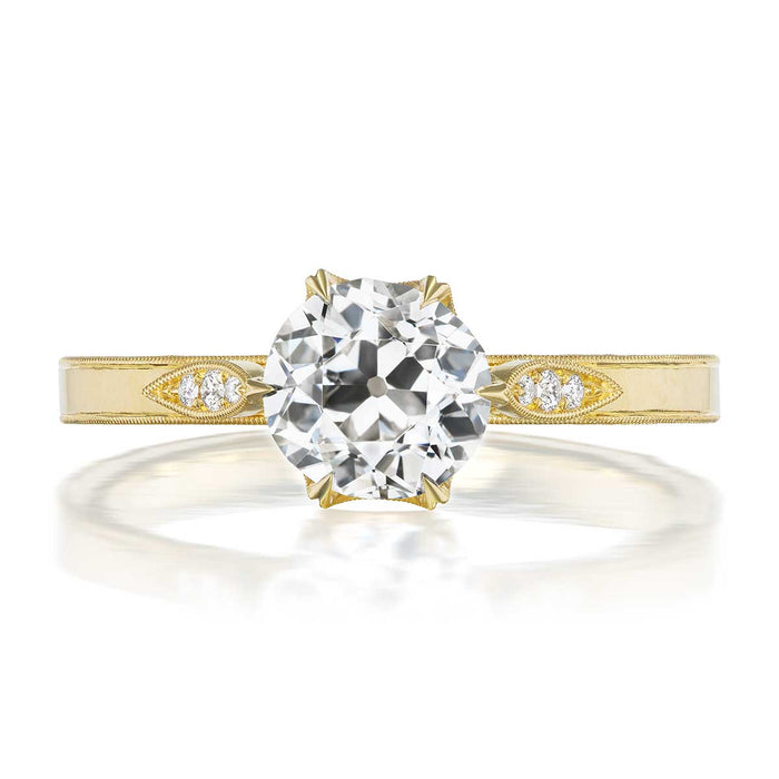 Grace Cathedral 1.14ct Old European Diamond Engagement Ring