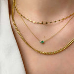 Emerald & Diamond Necklace