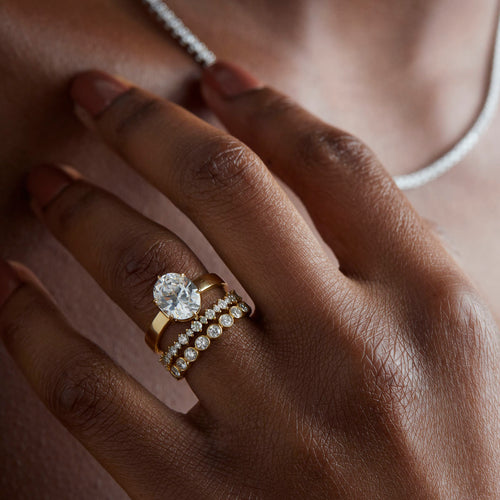 Spruce Diamond Wedding Band Image 2