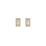 Diamond Baguette Stud Earrings