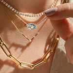 Diamond V Necklace