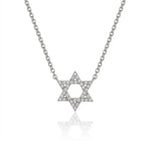 Star of David Diamond Necklace