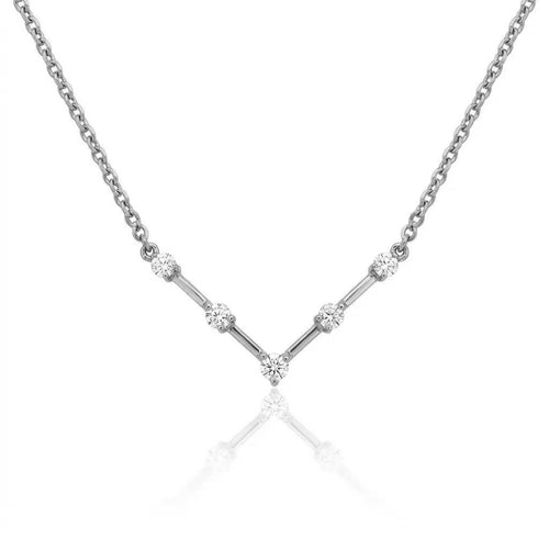 Diamond V Necklace