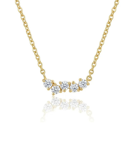 Diamond Cluster Necklace