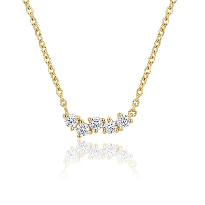 Diamond Cluster Necklace