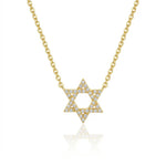 Star of David Diamond Necklace