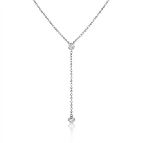 Diamond Lariat Necklace