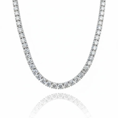 16.00tcw Tribeca Tennis Necklace Image 2