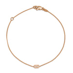 Pavé Diamond Disc Bracelet
