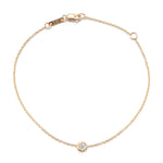 Diamond Solitaire Station Bracelet