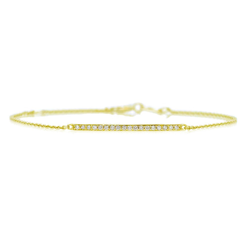 Diamond Bar Bracelet