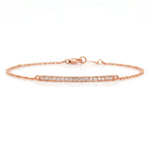 Diamond Bar Bracelet