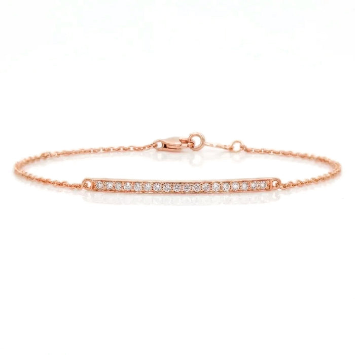 Diamond Bar Bracelet