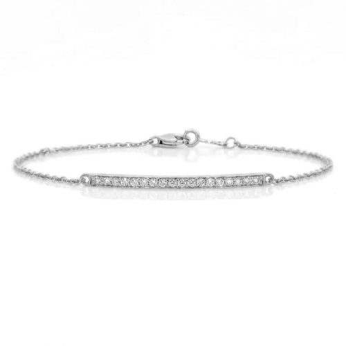 Diamond Bar Bracelet