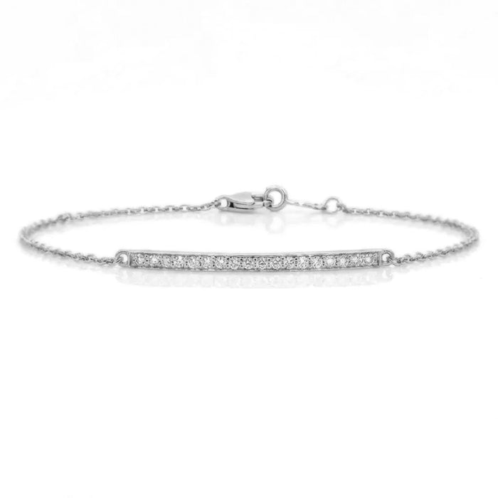 Diamond Bar Bracelet